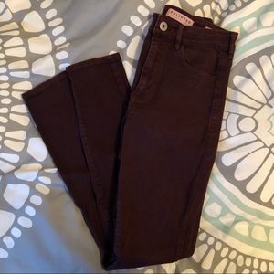 Bullhead jeans maroon